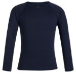 Icebreaker Kids Merino 200 Oasis Long Sleeve Crewe Thermal Top Z04NXR936 Clothing Midnight Navy