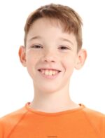 Icebreaker Kids Merino 200 Oasis Long Sleeve Crewe Thermal Top Z04NXR942 Clothing Flash - Image 4
