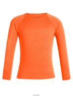 Icebreaker Kids Merino 200 Oasis Long Sleeve Crewe Thermal Top Z04NXR942 Clothing Flash - Image 5