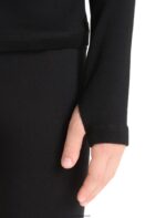 Icebreaker Kids Merino 260 Tech Long Sleeve Half Zip Thermal Top Z04NXR937 Clothing Black - Image 6