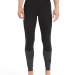 Icebreaker Men 125 ZoneKnit Merino Thermal Leggings Z04NXR169 Clothing Black/Jet Heather