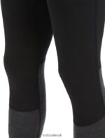 Icebreaker Men 125 ZoneKnit Merino Thermal Leggings Z04NXR169 Clothing Black/Jet Heather - Image 5