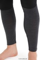 Icebreaker Men 125 ZoneKnit Merino Thermal Leggings Z04NXR169 Clothing Black/Jet Heather - Image 6