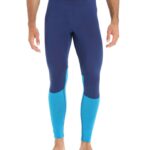 Icebreaker Men 125 ZoneKnit Merino Thermal Leggings Z04NXR170 Clothing Geo Blue/Royal Navy