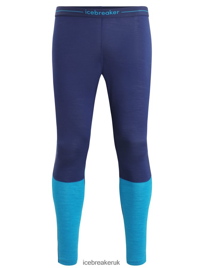 Icebreaker Men 125 ZoneKnit Merino Thermal Leggings Z04NXR170 Clothing Geo Blue/Royal Navy - Image 5