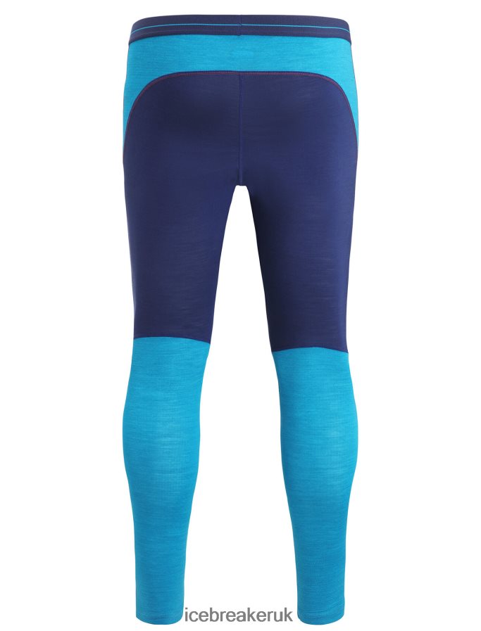 Icebreaker Men 125 ZoneKnit Merino Thermal Leggings Z04NXR170 Clothing Geo Blue/Royal Navy - Image 6
