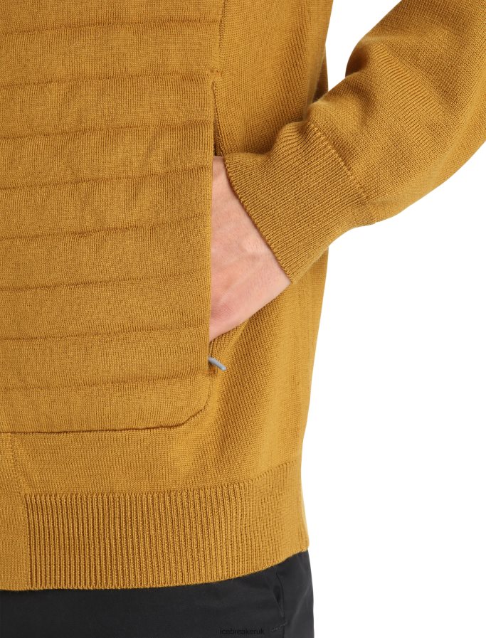 Icebreaker Men City Label ZoneKnit Merino Insulated Knit Bomber Z04NXR418 Clothing Clove - Image 6