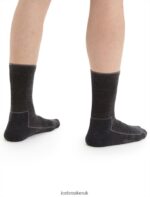 Icebreaker Men Cool-Lite Merino Hike 3Q Crew Socks Z04NXR271 Accessories Jet Heather/Monsoon - Image 2