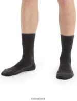 Icebreaker Men Cool-Lite Merino Hike 3Q Crew Socks Z04NXR271 Accessories Jet Heather/Monsoon