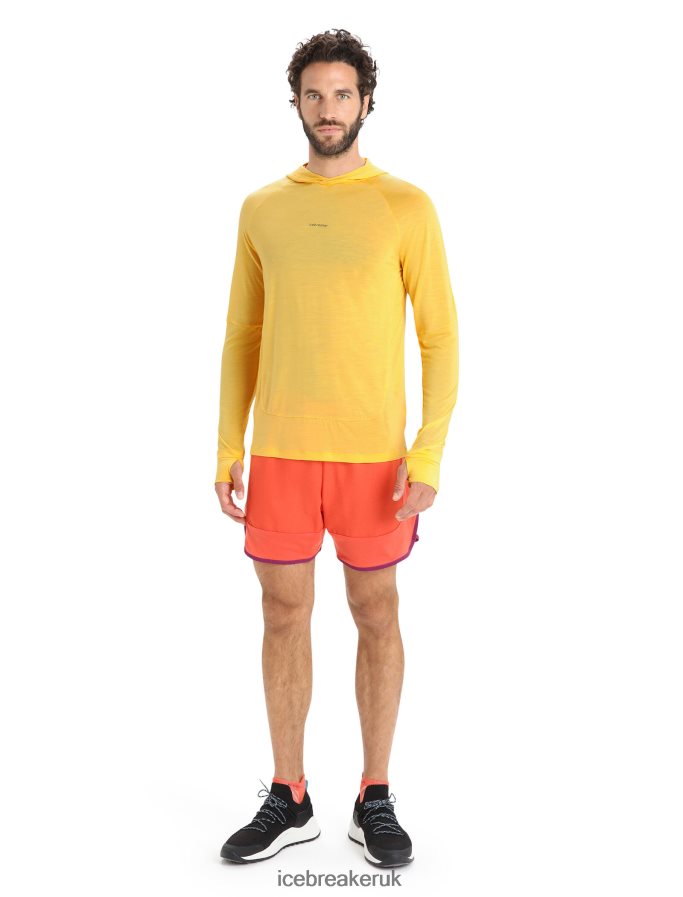 Icebreaker Men Cool-Lite Merino Long Sleeve Hoodie Z04NXR193 Clothing Summer - Image 3