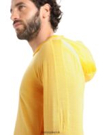 Icebreaker Men Cool-Lite Merino Long Sleeve Hoodie Z04NXR193 Clothing Summer - Image 6