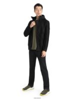 Icebreaker Men Felted Merino Hooded Jacket Z04NXR369 Clothing Black - Image 3