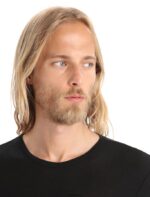 Icebreaker Men Merino 175 Everyday Long Sleeve Crewe Thermal Top Z04NXR162 Clothing Black - Image 4