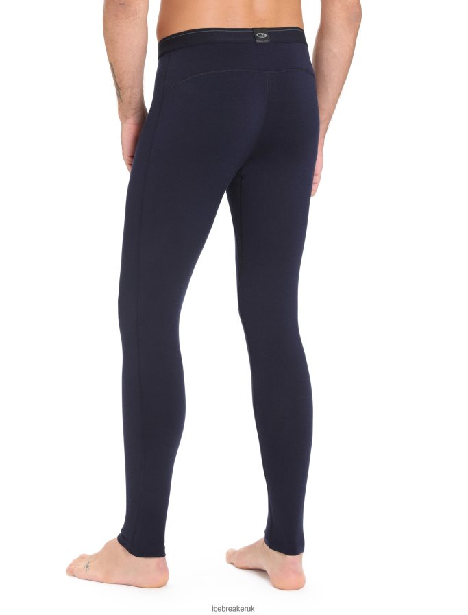 Icebreaker Men Merino 200 Oasis Leggings with Fly Z04NXR147 Clothing Midnight Navy - Image 2