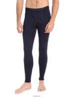 Icebreaker Men Merino 200 Oasis Leggings with Fly Z04NXR147 Clothing Midnight Navy
