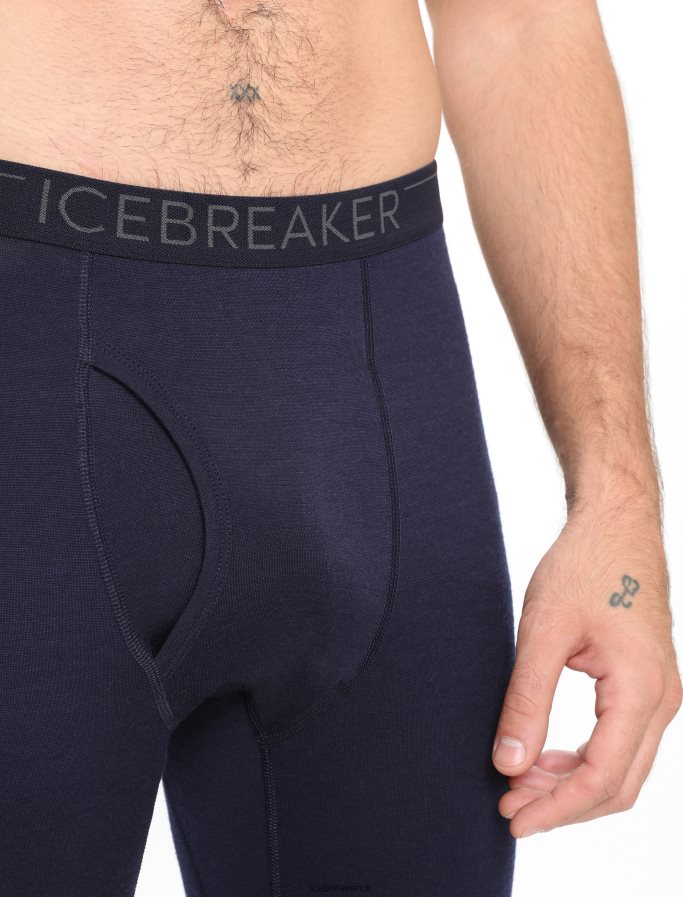 Icebreaker Men Merino 200 Oasis Leggings with Fly Z04NXR147 Clothing Midnight Navy - Image 4