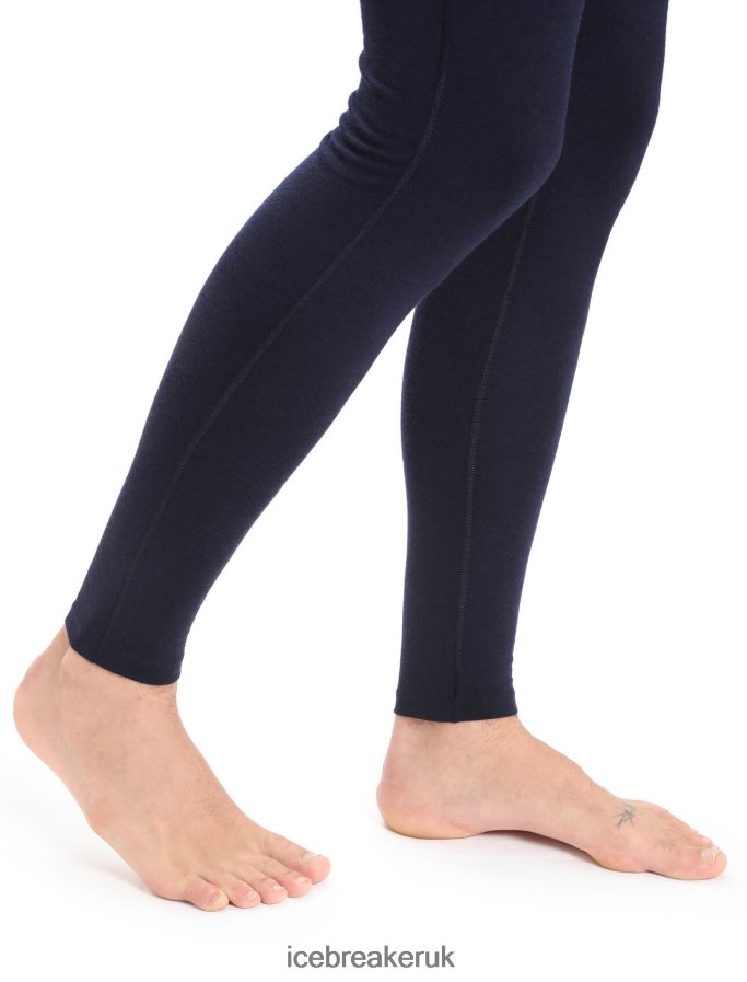 Icebreaker Men Merino 200 Oasis Leggings with Fly Z04NXR147 Clothing Midnight Navy - Image 5