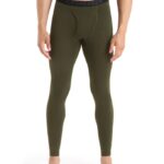 Icebreaker Men Merino 200 Oasis Leggings with Fly Z04NXR148 Clothing Loden
