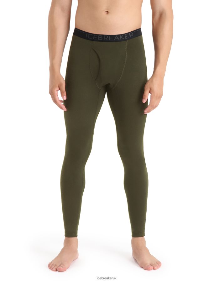 Icebreaker Men Merino 200 Oasis Leggings with Fly Z04NXR148 Clothing Loden - Image 1