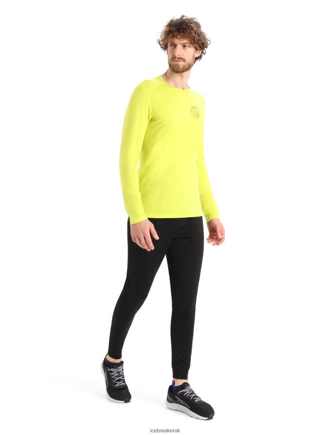 Icebreaker Men Merino 200 Oasis Long Sleeve Crewe Thermal Top Alps 3D Z04NXR427 Clothing Shine - Image 3