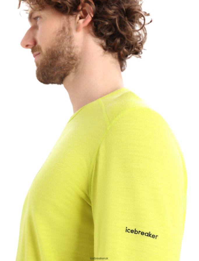 Icebreaker Men Merino 200 Oasis Long Sleeve Crewe Thermal Top Alps 3D Z04NXR427 Clothing Shine - Image 4