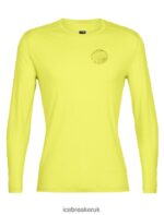 Icebreaker Men Merino 200 Oasis Long Sleeve Crewe Thermal Top Alps 3D Z04NXR427 Clothing Shine - Image 5