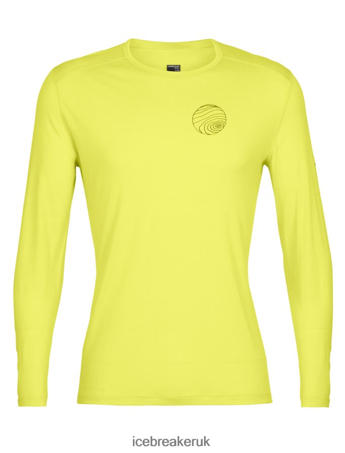 Icebreaker Men Merino 200 Oasis Long Sleeve Crewe Thermal Top Alps 3D Z04NXR427 Clothing Shine - Image 5