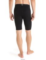 Icebreaker Men Merino 200 Oasis Thermal Shorts Z04NXR186 Clothing Black - Image 2