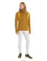 Icebreaker Men Merino 200 Sonebula Thermal Leggings Z04NXR433 Clothing Ether/Silent Gold - Image 3
