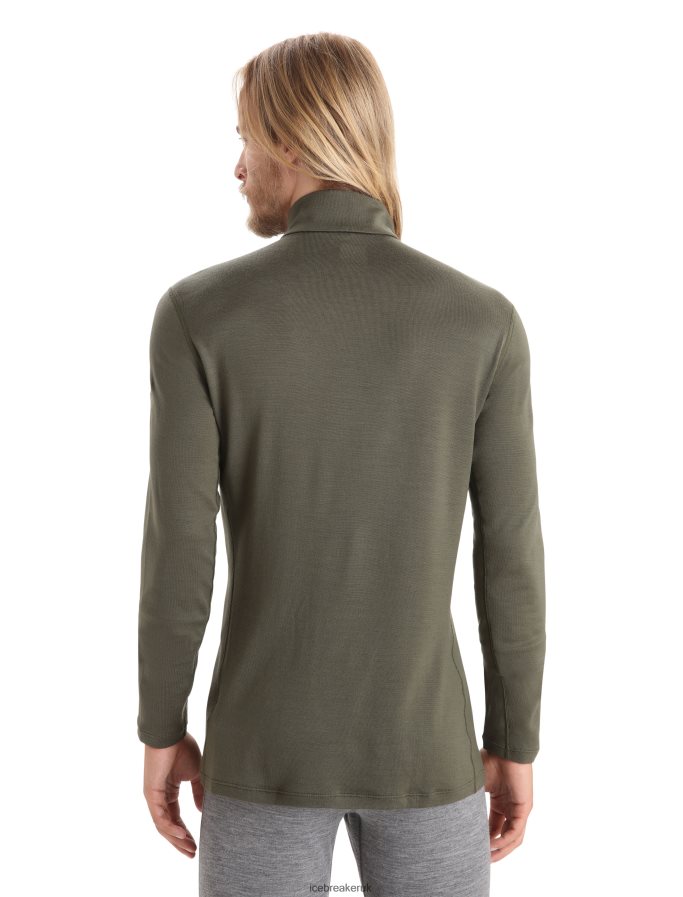 Icebreaker Men Merino 260 Tech Long Sleeve Half Zip Thermal Top Z04NXR168 Clothing Loden - Image 2