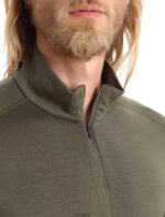 Icebreaker Men Merino 260 Tech Long Sleeve Half Zip Thermal Top Z04NXR168 Clothing Loden - Image 4