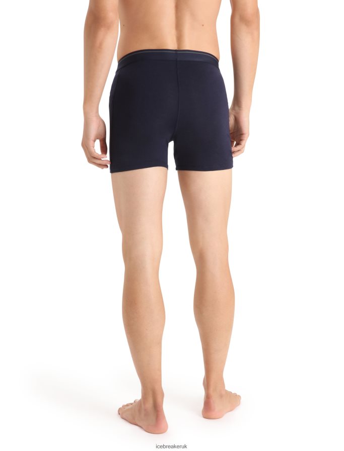 Icebreaker Men Merino Anatomica Boxers With Fly Z04NXR96 Clothing Midnight Navy - Image 2