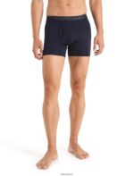 Icebreaker Men Merino Anatomica Boxers With Fly Z04NXR96 Clothing Midnight Navy