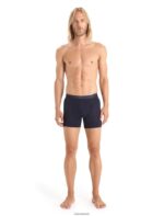 Icebreaker Men Merino Anatomica Boxers With Fly Z04NXR96 Clothing Midnight Navy - Image 3