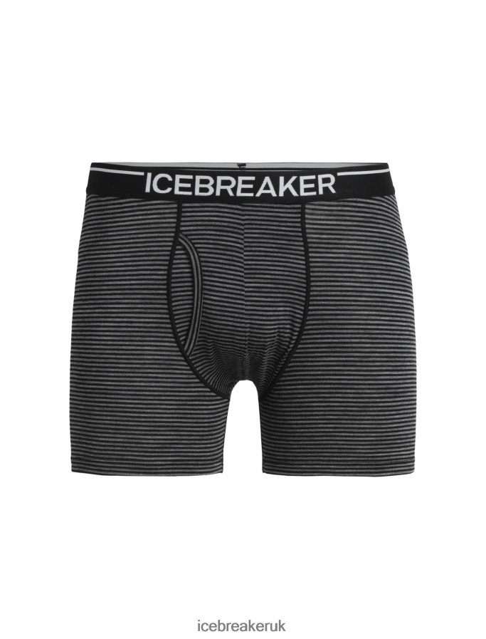 Icebreaker Men Merino Anatomica Boxers With Fly Z04NXR97 Clothing Gritstone Heather - Image 1