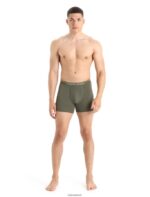 Icebreaker Men Merino Anatomica Boxers With Fly Z04NXR98 Clothing Loden - Image 3