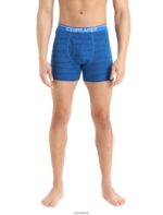 Icebreaker Men Merino Anatomica Boxers With Fly Z04NXR99 Clothing Lazurite/Midnight Navy