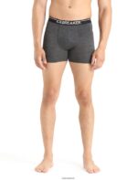 Icebreaker Men Merino Anatomica Boxers Z04NXR107 Clothing Jet Heather