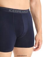 Icebreaker Men Merino Anatomica Boxers Z04NXR108 Clothing Midnight Navy - Image 4