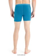 Icebreaker Men Merino Anatomica Boxers Z04NXR112 Clothing Geo Blue - Image 2
