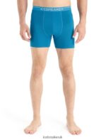 Icebreaker Men Merino Anatomica Boxers Z04NXR112 Clothing Geo Blue