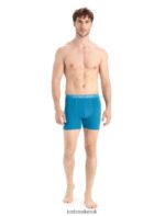 Icebreaker Men Merino Anatomica Boxers Z04NXR112 Clothing Geo Blue - Image 3
