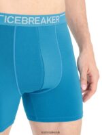 Icebreaker Men Merino Anatomica Boxers Z04NXR112 Clothing Geo Blue - Image 4