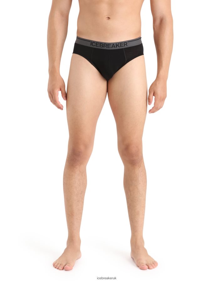 icebreaker_men_merino_anatomica_briefs_z04nxr119_clothing_black.jpg Icebreaker Men Merino Anatomica Briefs Z04NXR119 Clothing Black - Image 1