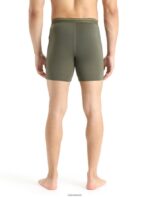 Icebreaker Men Merino Anatomica Long Boxers Z04NXR132 Clothing Loden - Image 2