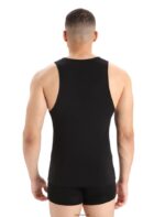 Icebreaker Men Merino Anatomica Tank Top Z04NXR125 Clothing Black - Image 2