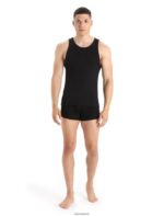 Icebreaker Men Merino Anatomica Tank Top Z04NXR125 Clothing Black - Image 3