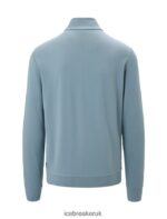 Icebreaker Men Merino Central Classic Long Sleeve Zip Z04NXR210 Clothing Astral Blue - Image 8