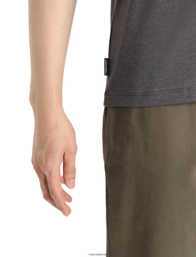 Icebreaker Men Merino Central Classic Short Sleeve T-Shirt Move to Natural Mountain Z04NXR340 Clothing Monsoon - Image 5