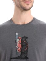 Icebreaker Men Merino Central Classic Short Sleeve T-Shirt Otter Paddle Z04NXR62 Clothing Monsoon - Image 4